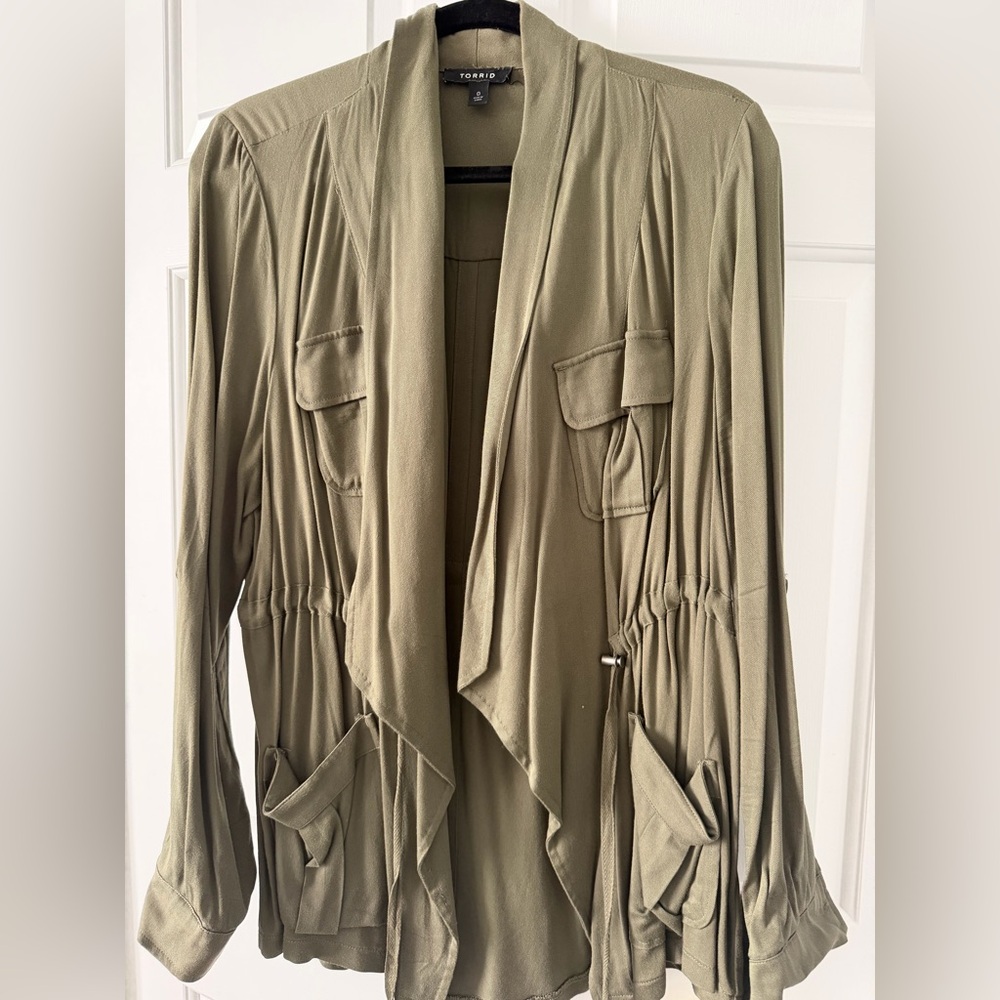 Torrid Olive Trench Coat for Women